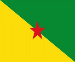 yapboz Fransız Guyanası bayrağı